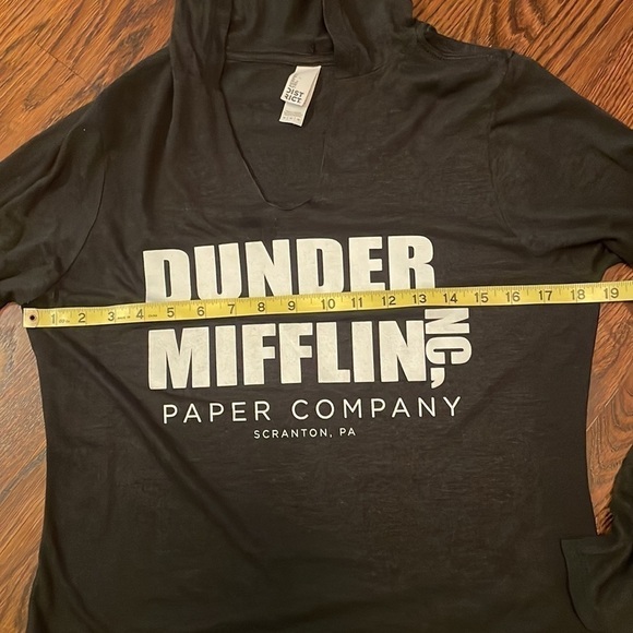 Dunder Mifflin, Inc Paper Company, long sleeve hooded t-shirt - Picture 5 of 5